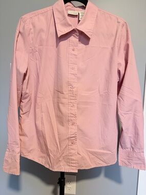 White Stag Light Pink Long-Sleeve Button-Down Shirt